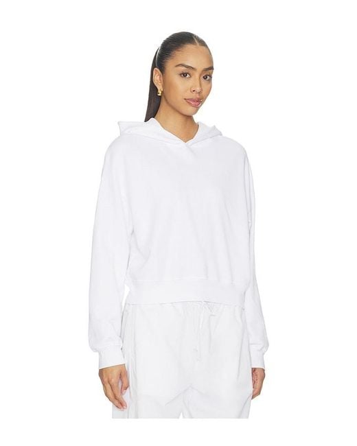 Cotton Citizen White The Roma Hoodie