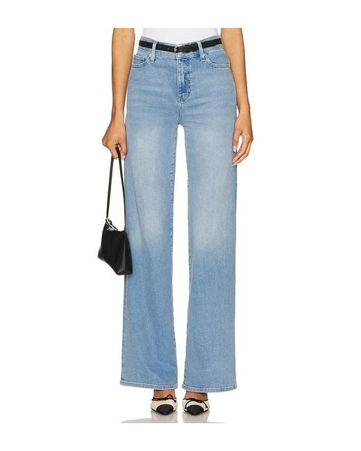 FRAME Blue Le Slim Palazzo Long Jeans