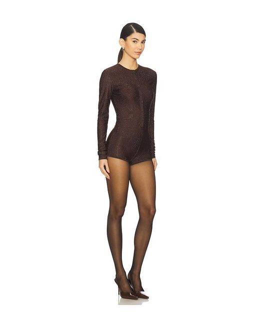 CULTNAKED Brown Good Girl Romper