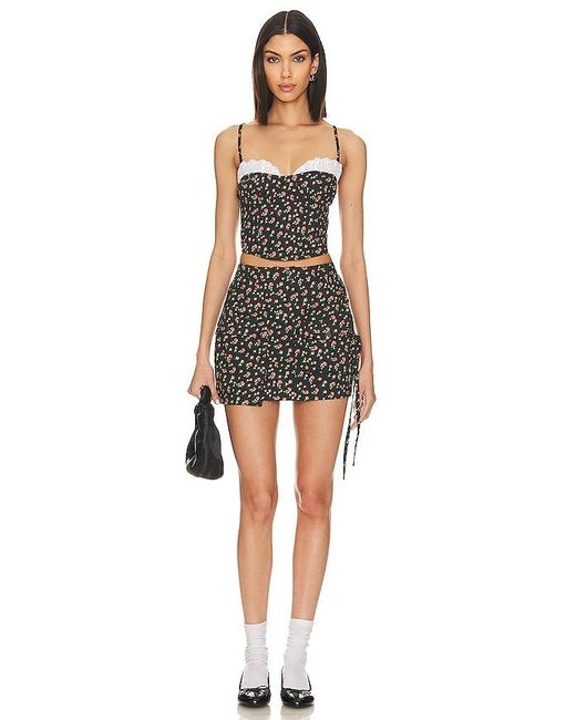 Camille Top en Black For Love & Lemons