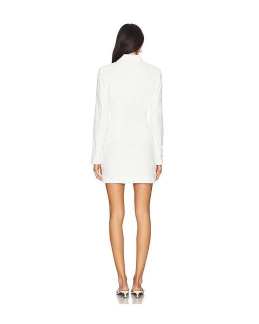 MORE TO COME White Mily Blazer Dress