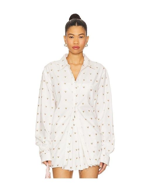 Milkwhite White Oversized Shirt