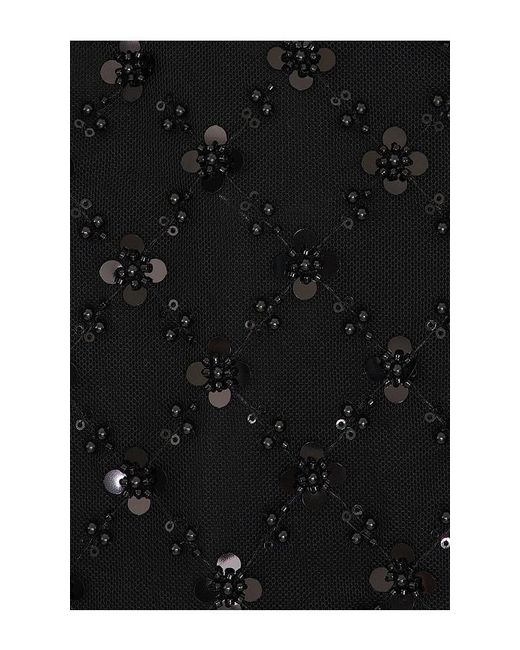 LPA Black Sayge Mini Dress