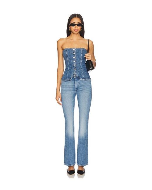 DL1961 Blue Bustier Top
