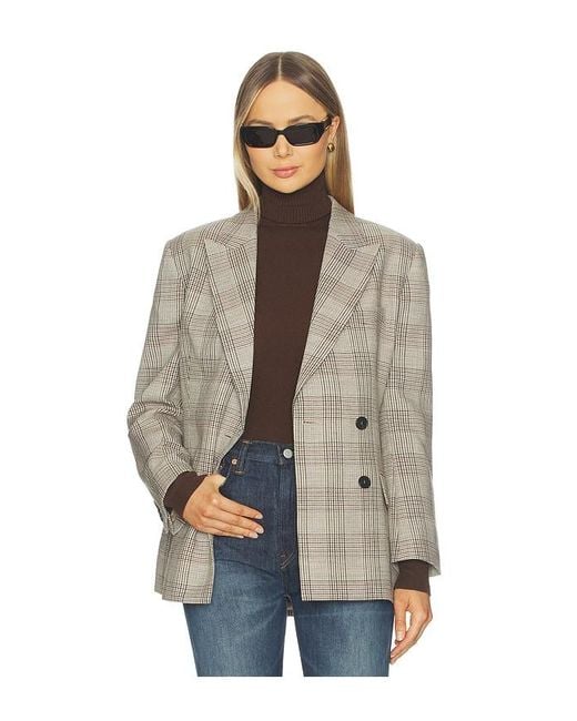 Anine Bing Natural Aretha Blazer