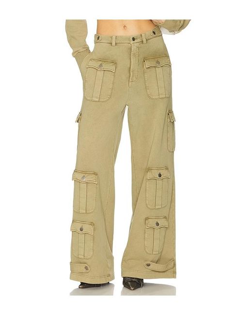 Pantalones De Trabajo. En Color Militar Talla En GIUSEPPE DI MORABITO de color Natural