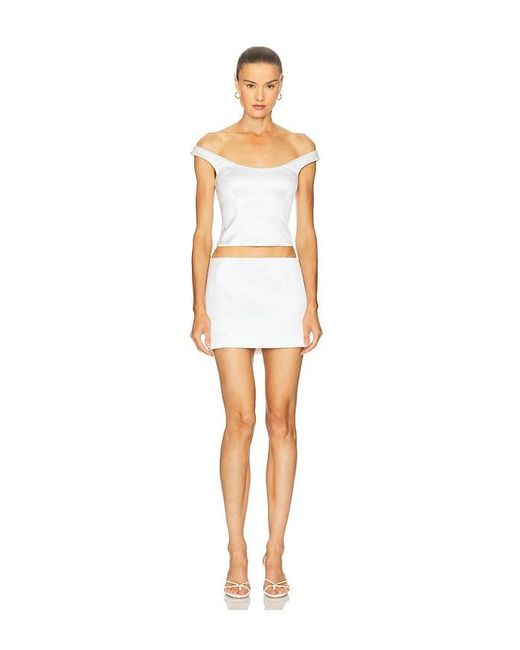 Camila Coelho White Elora Top