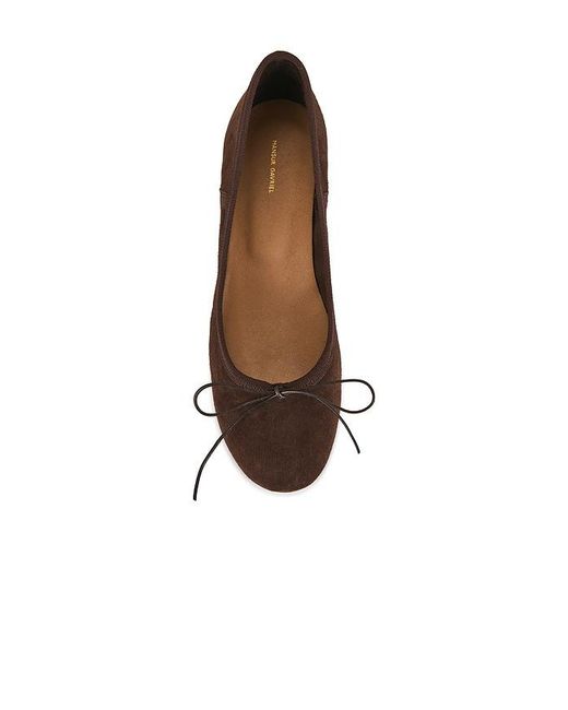 Mansur Gavriel Brown Ballerina Heel