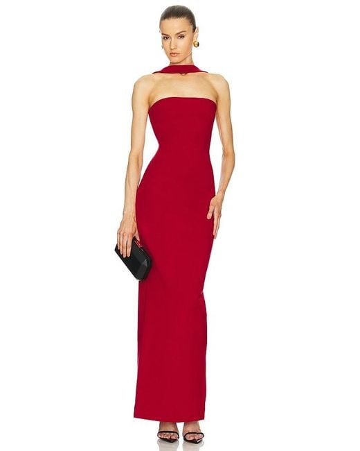Helsa Red The Stephanie Dress