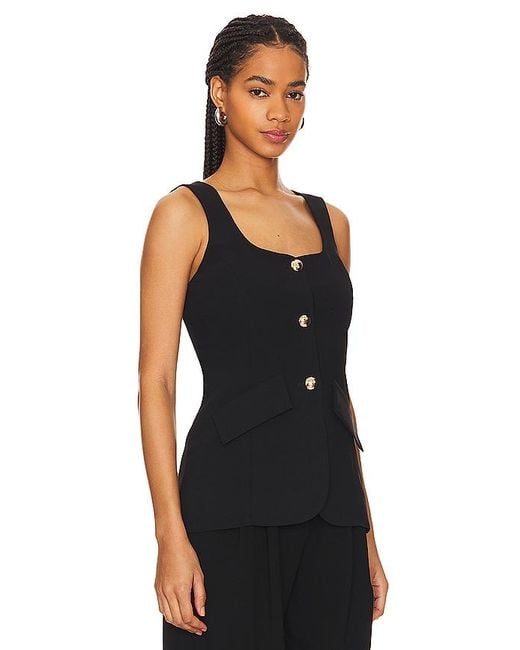 Amanda Uprichard Black Kya Top