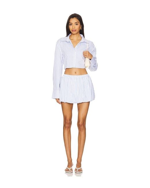 MORE TO COME White Carmin Mini Skirt