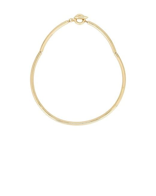 Roxanne Assoulin White Tubular Collar Necklace