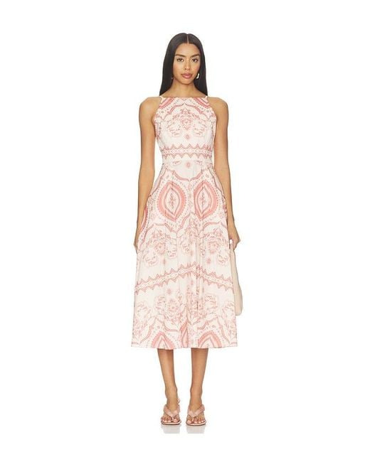 MISA Los Angles Multicolor Amity Midi Dress