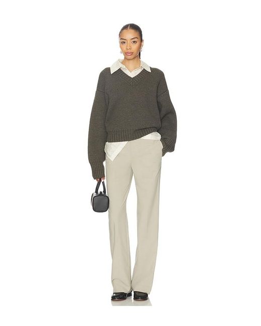 Rohe Multicolor Sculptural Compact V-Neck Pullover