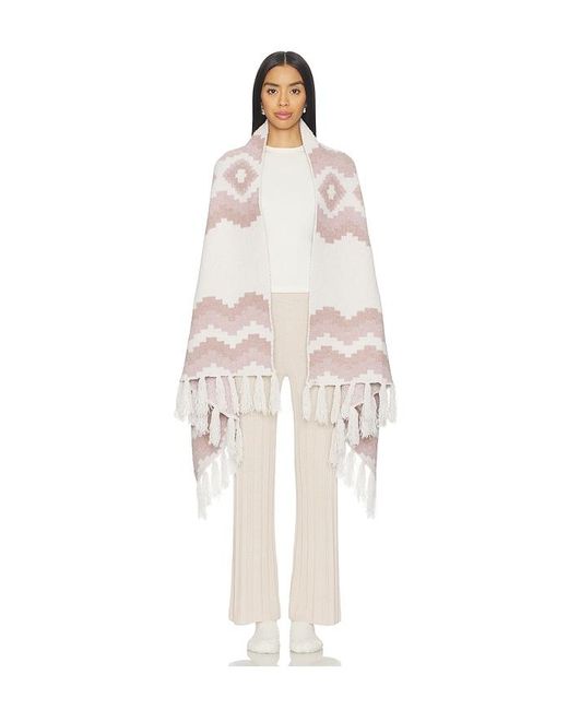 Barefoot Dreams White Cozychic Mosaic Wrap