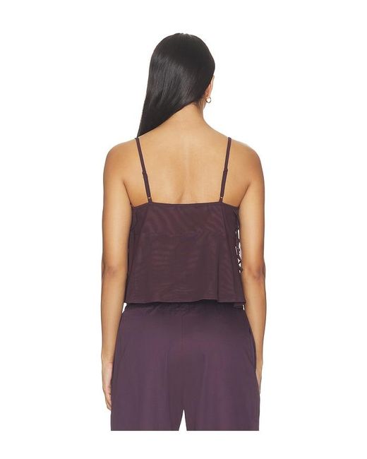 Steve Madden Purple Roue Knit Top