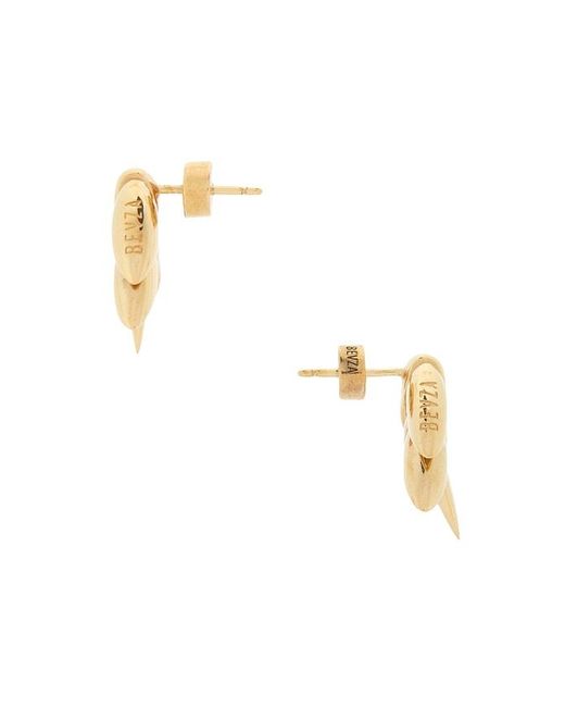 Bevza Metallic Xs Spikelet Earrings