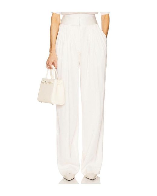 Helsa White The Twill Trouser
