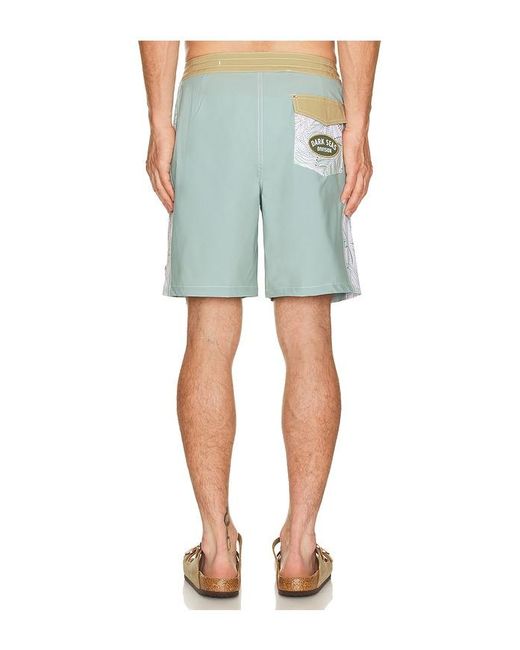 Dark Seas Blue Rincon Boardshort for men