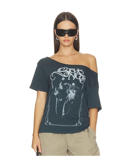 Daydreamer Blue Stevie Nicks Bella Donna Off The Shoulder Tee