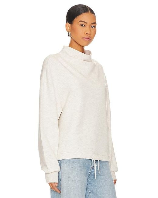 Varley White Betsy Sweatshirt