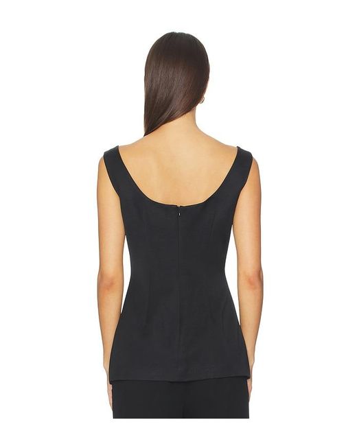 RUE SOPHIE Black Corinna Top
