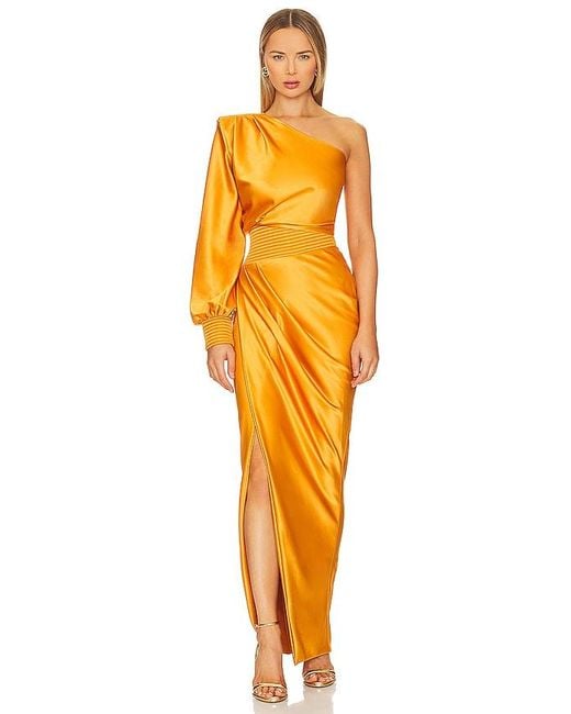 Zhivago Orange I Got You Gown