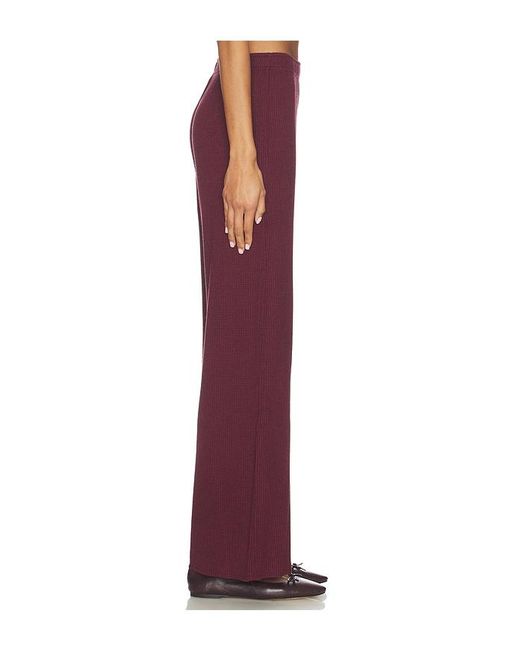 Bobi Red Wide Leg Drawstring Pant
