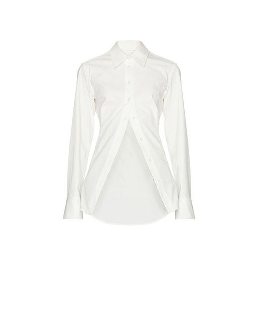Halo White Cinch Back Shirt
