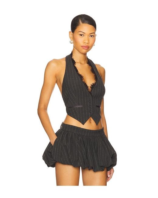 retroféte Black Arletha Vest