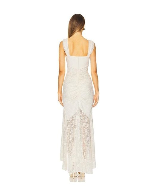MORE TO COME White Micah Corset Dress