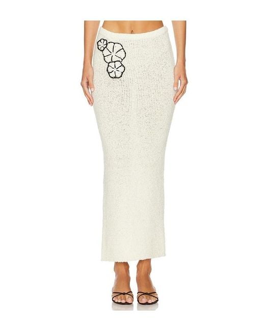 Asta Resort White Camilla Skirt