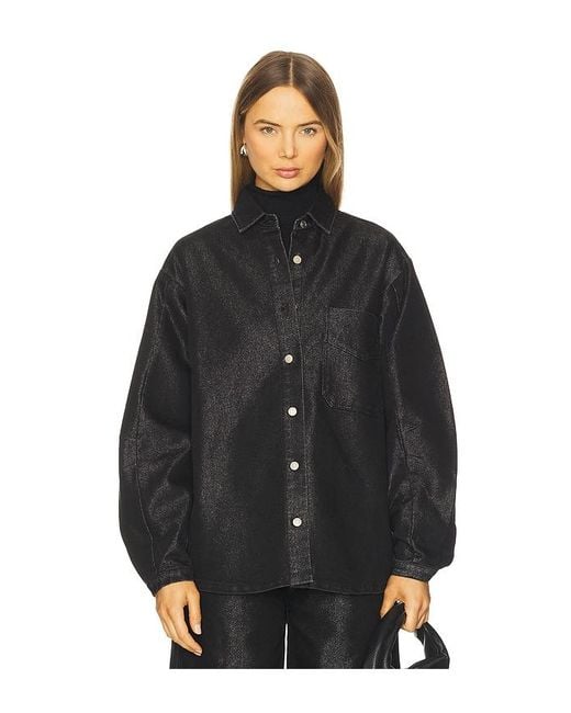 Hudson Black Barrel Shacket