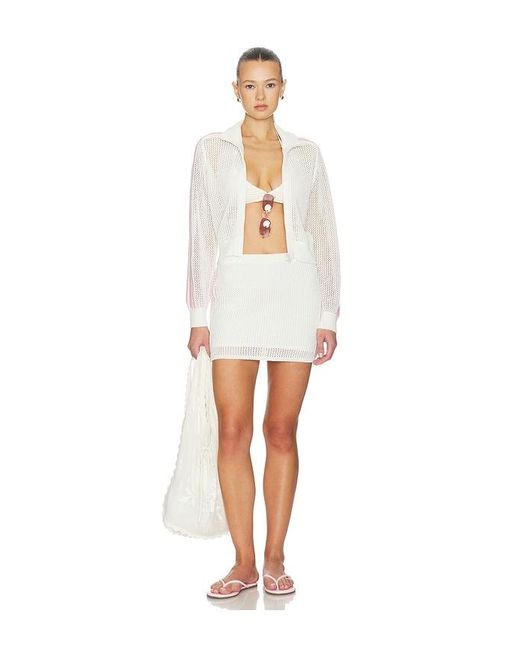 LSPACE White Heart Stopper Sweater