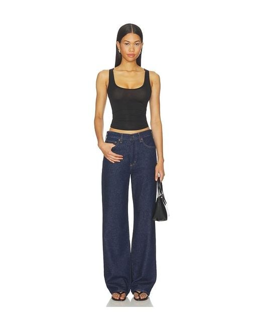 GRLFRND Blue Essential Racerback Tank