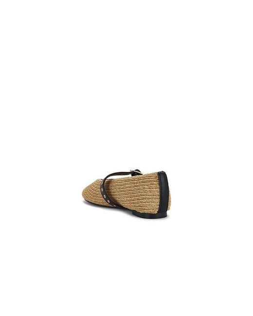 Madewell Multicolor Raffia Remy Mary Jane Flat