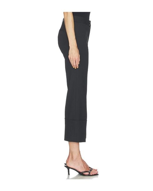 Smythe Black Cuffed Flood Pant