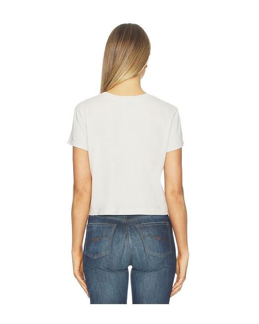 Agolde White Adine Tee Shirt