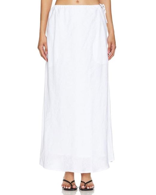 Mikoh Swimwear White Enid Skirt