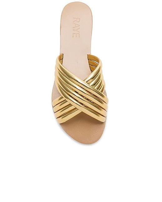 Raye Metallic Ziggy Sandal