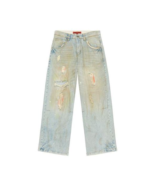 Jaded London White Sun Bleached Surf Colossus Jeans for men