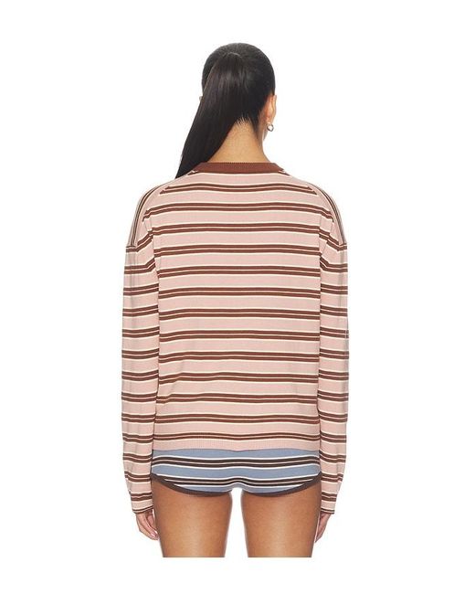 Lovers + Friends Multicolor Amalia Crew Neck Sweater