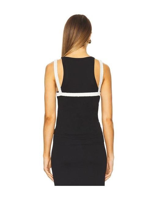 The Line By K Black Salome Tank Top