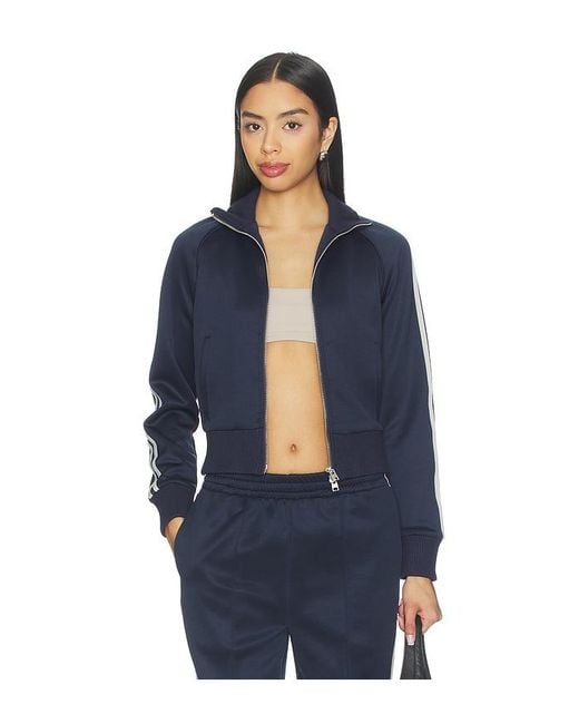 WellBeing + BeingWell Blue The Track Jacket