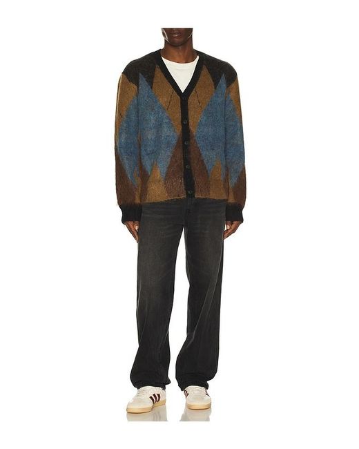 AllSaints Blue Bernie Cardigan for men