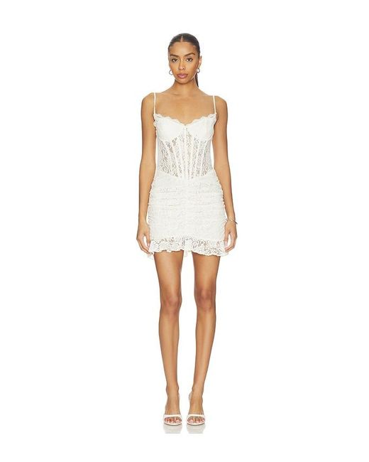 MAJORELLE White Lorena Mini Dress