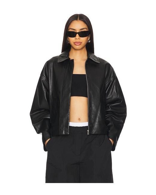 Jonathan Simkhai Black Everli Cropped Jacket
