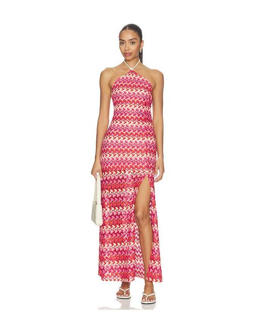 Maaji Red Wine Bloom Helsie Dress