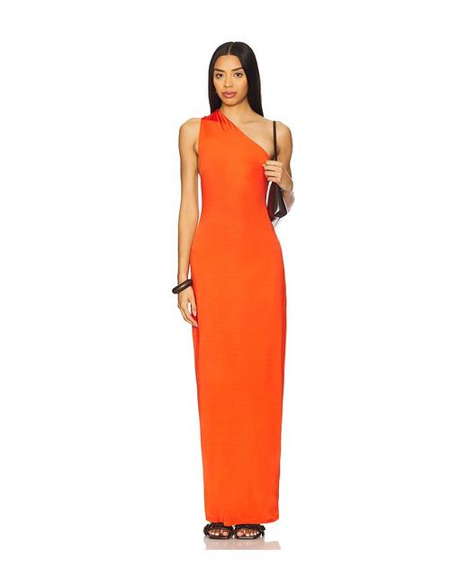 Haight Orange Sofia Dress