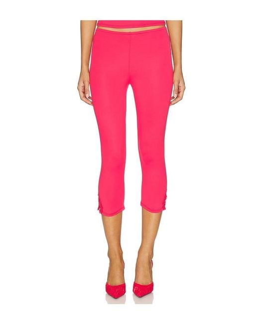 Only Hearts Pink Capri Leggings